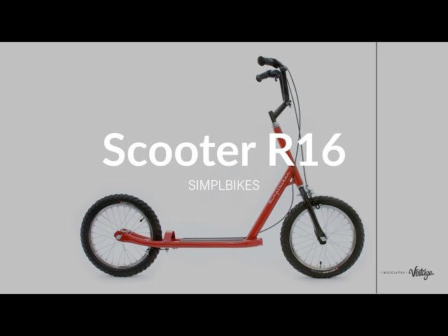 Scooter Patín del Diablo Simplbikes Rodada 16 negro Bodega