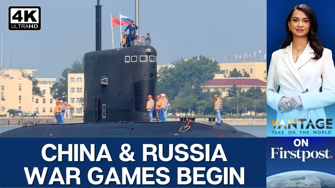 China and Russia Launch Massive Joint Naval Drills | Vantage on Firstpost | 4K
