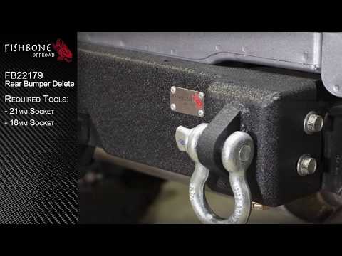 FB22179 JL Rear Bumper Delete Installation Guide
