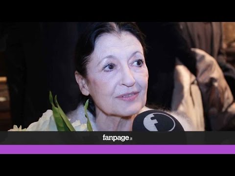 Carla Fracci's reaction to Virginia Raffaele's impersonation at Sanremo.