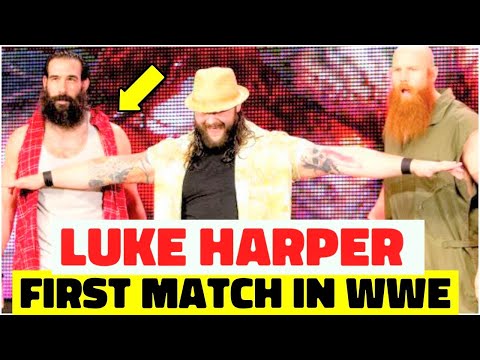 Luke Harper First Match in WWE | Brodie Lee | RIP