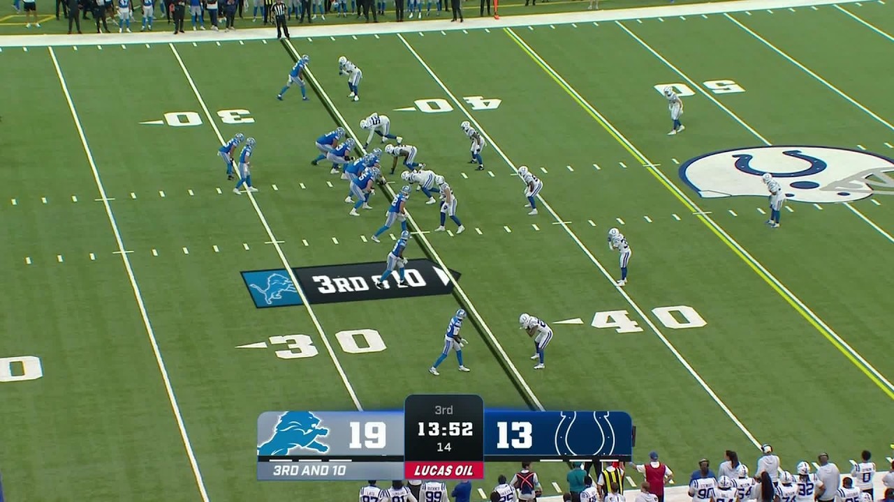 Gumbs Jr. does it all with strip-sack fumble and recovery to end Lions' drive