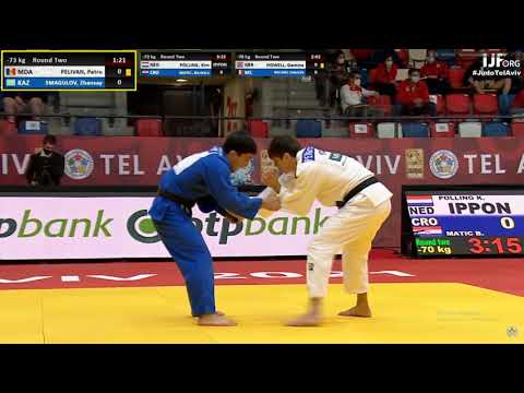 MDA Pelivan petru vs KAZ Smagulov zhansay -73kg TEL AVIV grand slam 2021