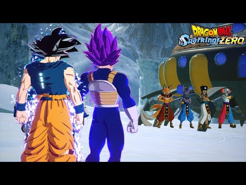 Goku & Vegeta Peak Form Vs God Of Destructions ! Dragon Ball Sparking Zero