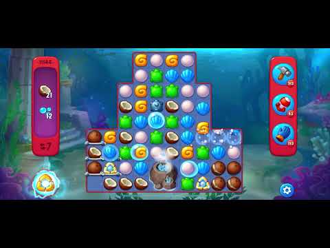 Fishdom Hard level 11144 no boosters フィッシュダム ハード