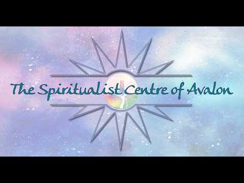 Larry demonstrating mediumship at the Spiritualist Centre of Avalon
