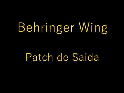Behringer Wing 11 Patch de Saida