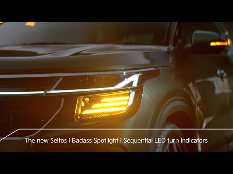 The new Seltos I Badass Spotlight I Sequential LED turn indicators