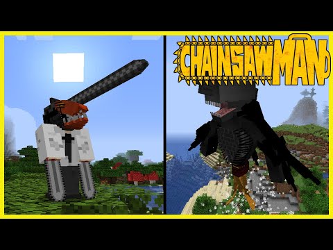 BECOME A HYBRID, DEVIL CONTRACTS, BECOME A FIEND & MORE! Minecraft Chainsaw Man Mod Review