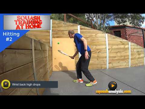 Home training backhand wrist back