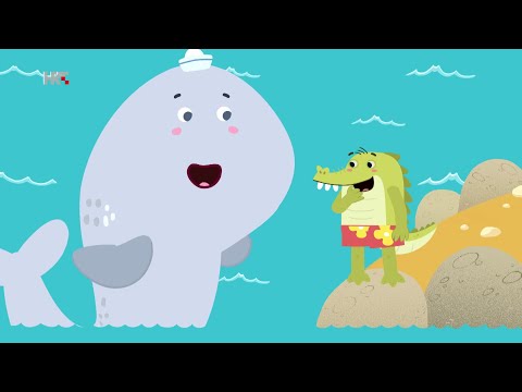 LAKO JE NAUČITI PLIVATI - pjesmica iz crtane serije Hu Hu