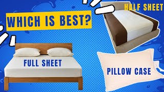 Grounding sheets comparison - Fitted Sheet, Half Sheet or Pi