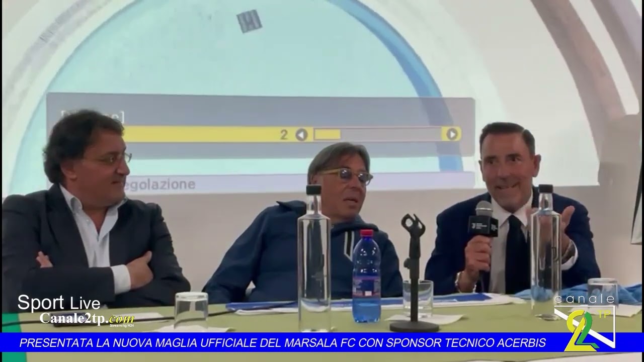 PRESENTATA LA NUOVA MAGLIA UFFICIALE DEL MARSALA FC CON SPONSOR TECNICO ACERBIS