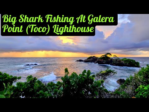 Epic Night At Galera Point Toco Lighthouse Trinidad, Monster Shark Rock Fishing #fishing #trinidad