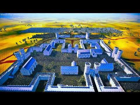 Heavy Knight Full Scale Siege on Persian Castle - Ultimate Epic Battle Simulator 2 | UEBS 2