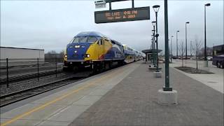 preview picture of video 'Northstar Commuter Rail Arriving Big Lake Station'