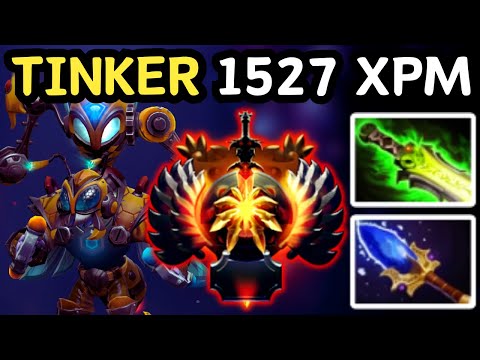 🔥 1527 XPM. THIS HERO IS NOT NORMAL — TINKER MID | DOTA 2 🔥