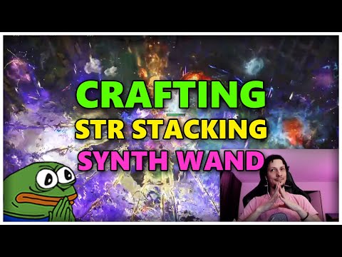 [PoE] Getting lucky with synth beasts - Str stack wand craft ft. Bazukatank - Stream Highlights #690
