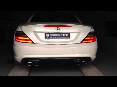 Klappenauspuff SLK 55 AMG R172 - Umrüstsatz für dauerhaft geöffnete Klappen