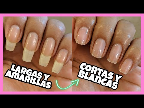 Cómo CORTAR LAS UÑAS correctamente Y hacer que se VEAN BLANCAS ♥ NailArt By Andy
