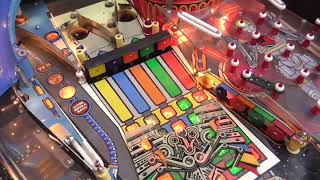 Working on the AMAZING Face Mechanism On A Williams 1986 PIN BOT Pinball Machine - How To Repair