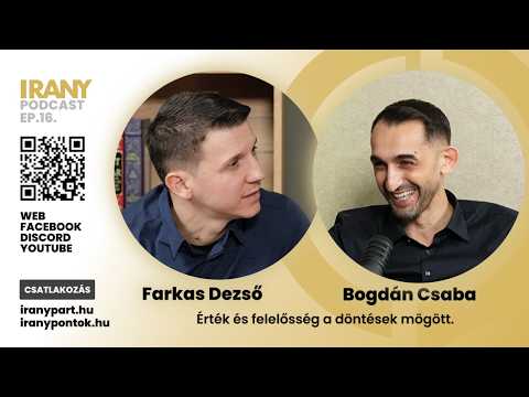 Bogdán Csaba, Érték és felelősség a döntések mögött