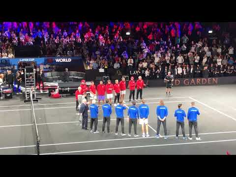 Laver Cup 2019 The Trophy Ceremony