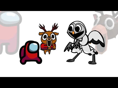 Mini Crewmate Kills 99 Nights in the Forest Boss Characters | Among Us