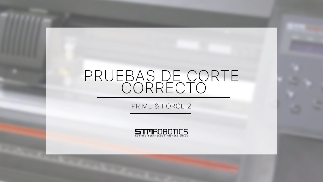 Plotter de Corte STM Robotics | Pruebas de Corte Correcto