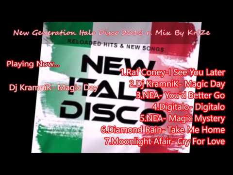 New Generation Italo Disco 2016r  Mix By KriZe