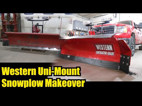 Western Uni-Mount Snowplow Makeover WOW!!