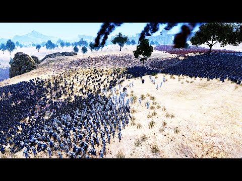 17000 Gondor Soldiers Protect Castle from 53000 Ancient Greek Units - Ultimate Epic Battle Simulator