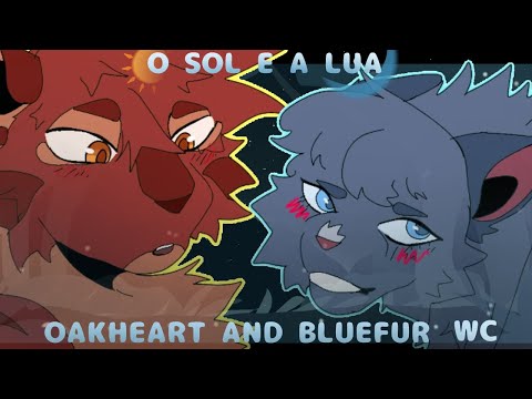O SOL E A LUA (OAKHEART X BLUEFUR) WARRIORS CATS