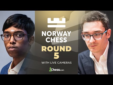 NORWAY CHESS DAY 5 ft. PRAGG, CARLSEN, HIKARU, FIROUZJA