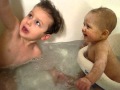 Jack S First Time In The Big Boy Seat In The Bathtub He Sure Does LOVE IT