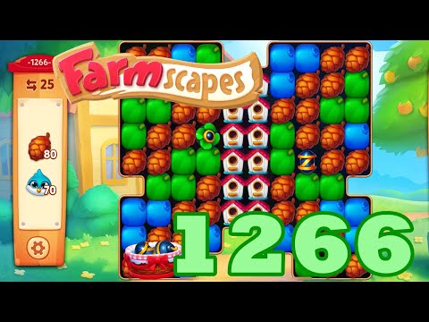 Farmscapes Level 1266 HD Gameplay Walkthrough | 3 - match game | android | ios | pc | GameGo Game