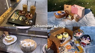 vlog┊︎推しを連れてカフェやピクニックに行くオタクの3日間🧺🍀┊︎グッズ購入品┊︎カフェ活
