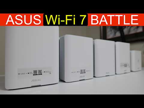 ASUS WiFi 7 Mesh Battle: BD4 vs BT6 vs BT8 vs BT10 vs BQ16 Pro - Specs, Speed, Range & Winner!