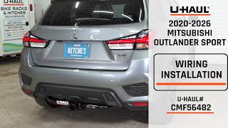 2020-2026 Mitsubishi Outlander Sport | U-Haul Trailer Wiring Installation | CMF56482