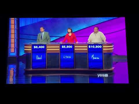 Double Jeopardy, Paul Trifilietti Day 3 - 3rd Daily Double (3/6/20)