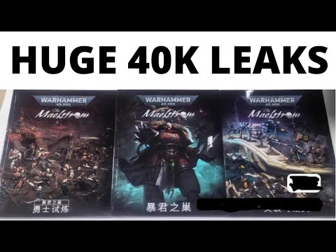 HUGE Warhammer 40K Leaks! Maelstrom Book, Chaos, Yriel and Corsairs Revealed...