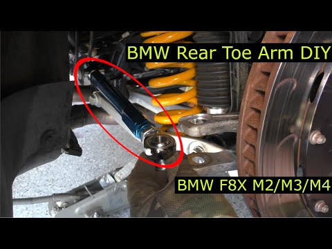 BMW Adjustable Rear Toe Arm DIY (M2, M3, & M4)