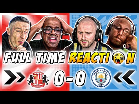 Man City Fans GUTTED 🤣 Full Time Reactions to Sunderland 0-0 Man City | Premier League Fan Reactions