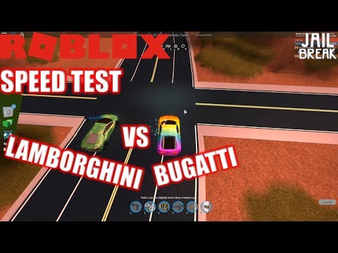 Roblox Jailbreak Max Bugatti Vs Max Ferrari Vehicle Speed - 