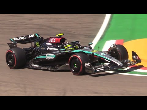 Mercedes W15 E Perfomance Pure V6 Sound in Action- The Last Mercedes F1 Car of the Hamilton Era!