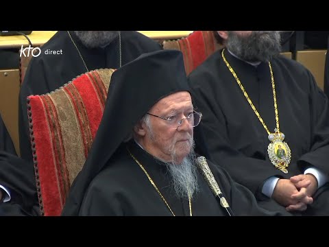 Accueil du Patriarche Bartholomée - Assemblée plénière des évêques de France (novembre 2025)