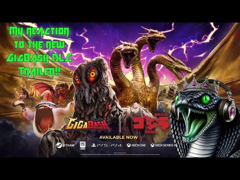 My Reaction to the Godzilla  Nemesis 2 Kaiju Pack DLC  Trailer for GigaBash   Made with Clipchamp