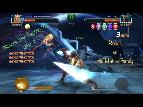 Alliance War Season 22 War 4: Rolx2 is taking on the Matrix family