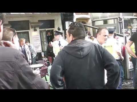 na de vechtpartij op het leidseplein tijdens het  kampioensfeest van ajax