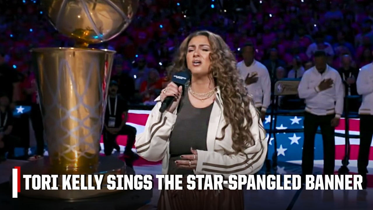 Tori Kelly performs the U.S. National Anthem at 2026 NBA Finals Game 1 🇺🇸